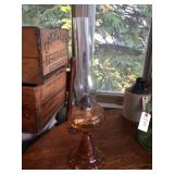 Amber Depression Oil Lamp