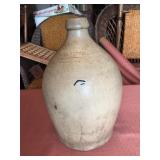 John Burger Stoneware Jug- Chipped and Cracked