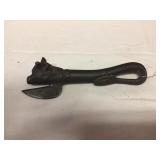 Antique Tin Can Opener w/ Cow/Bull