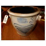 Burger & Lang 3 Gal. Crock -Crack Near Top