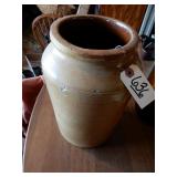 Stoneware Crock 13" H- Has Chips