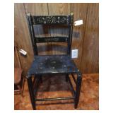 Early Stenciled Wood Chair