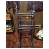 Early Folding Wash Tub Bench