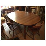 Maple Kitchen Table w/ 4 Chairs