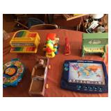 Toys-Fisher Price Piano, Green Piano, Etc