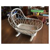 Wicker Doll Cradle
