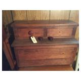 3 Drawer Step Up Dresser Top