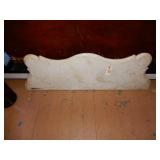 Fancy Marble Back Splash - 40" WIde On Bottom,