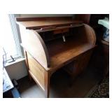 Oak C-Roll Top Desk - Nice Condition