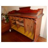 Victorian Style - Spoon Carved Desk Top