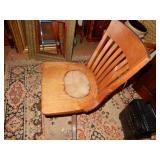 Oak Swivel Desk Chair