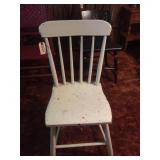 Plank Bottom Spindle Back Chair