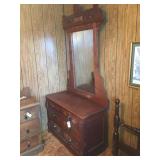 Antique 4 Drawer Dresser w/ Mirror