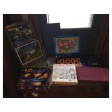 Box of Games & Puzzles