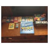 Box Lot of Childrens Games & Flash Cards