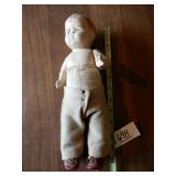Porcelain Head & Chest, Arms & Leg - Boy Doll
