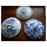Several Fancy Pot Covers, Plates & Platters