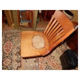 Oak Swivel Desk Chair