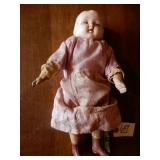 Older Porcelain Heat & Boots Girl Doll