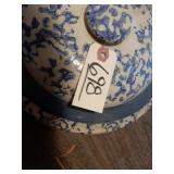Two Stoneware Covers - Please See Photos