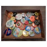 Box of Collectible Pins - Assortment