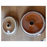 Stoneware Churn Lids - Some Chips