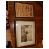 Public Sale Clifton VA Auction Notice, Framed