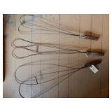 3 Vintage Rug Beaters