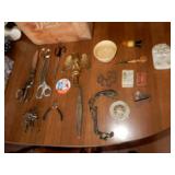 Scissors, Skeleton Keys, Eagle Flag Pole Topper,