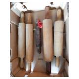 5 Wooden Rolling Pins