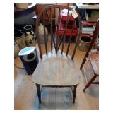 Windsor Style Spindle Back Chair, See Photo