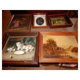 Box Lost of Pictures & Frames, See Photos