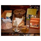 Box Lot of Sewing Items, See Photo