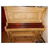 Cable-Nelson Upright Piano w/Bench, See Photo