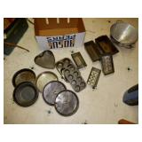 Box With Cake Tins, Muffin or Cupcake Tins, Bread