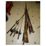 Fishing Poles & Reels - Some Nice Older Reels