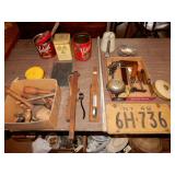 Small Wooden Pencil Box With Slide Top, 1948