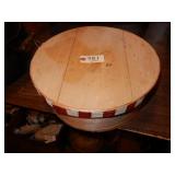 Cheese Box With Cover - Post Cards Inside