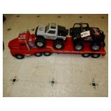 Large Tonka Plastic Rescue Semi Truck
