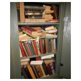Quantity of Used Books In Green Cabinet