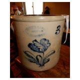 Burger & Lang Rochester NY- 3 Gal. Stoneware Crock
