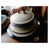4 Stoneware Crock Covers