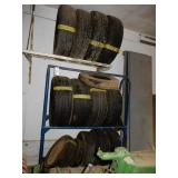 Tire Rack with Tires