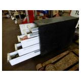 Small 5 Drawer Metal Cabinet with Contents