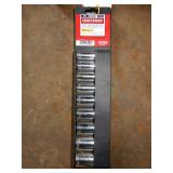 Craftsman 9 Pc Deep Socket Set-SAE 3/8" Drive