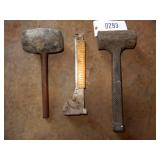 2- Rubber Mallets, Arrow T50 Stapler