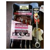 GearWrench Metric Double Ratcheting Wrench Set