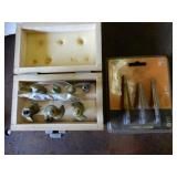 Router Bits & 3 Titanium Nitride Bits