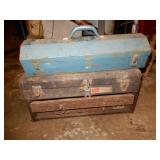 2- Older Metal Tool Boxes
