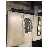 Two Wooden Shelves On Wall With Contents